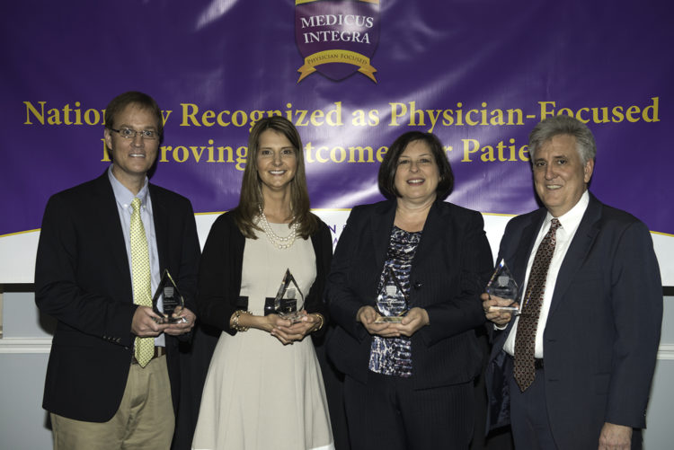 Award recipients were the Medical Center of Aurora, Avera Health System, Florida Hospital, and Loma Linda University Health.